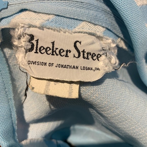 Authentic 1960s/1970s Blue Vintage Spring Dress - Picture 4 of 4